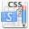 CSSEdit 32 Aqua Icon